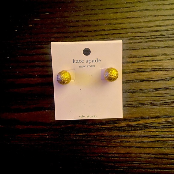 kate spade Jewelry - NEW Kate Spade gold stud earrings
